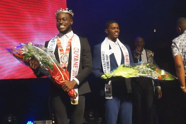 Mister France Guyane 2021 : le candidat élu offre sa couronne à son 1er dauphin