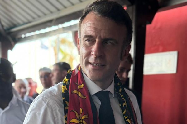 Emmanuel Macron à Mayotte