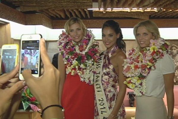 Miss france 2015, miss tahiti et sylvie tellier