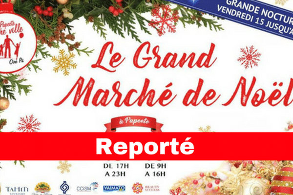 Le Grand Marché de Noël reporté