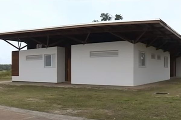 Le centre de santé de Grand-Santi à sa mise en fonction en 2018