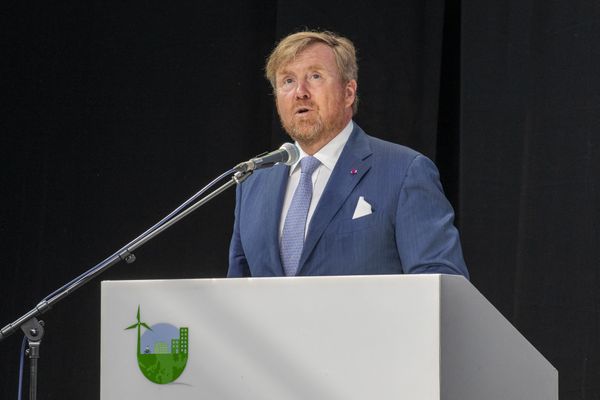 Le roi Willem-Alexander le 21 juin 2023 à Bruxelles