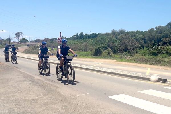 Brigade VTT de la police de Dumbéa, 20 janvier 2020