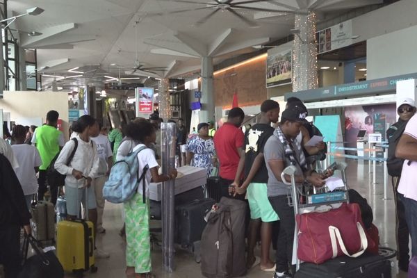 Aéroport forte affluence Chido