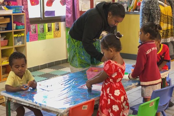 Dans une école de Lifou, aux Iles Loyauté