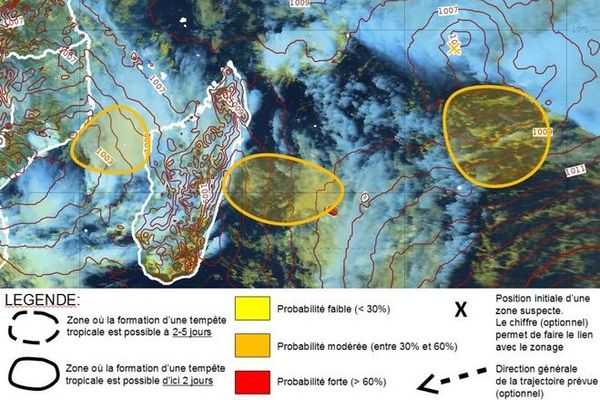 meteo perturbations dans la zone pluie 190120