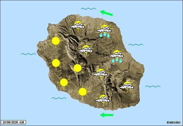 Carte météo 25 août 2020