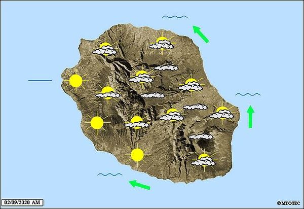 Carte météo 2 septembre 2020