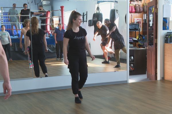 La boxe adaptée aux séniors en présence d'Émilie Beau, psychomotricienne.