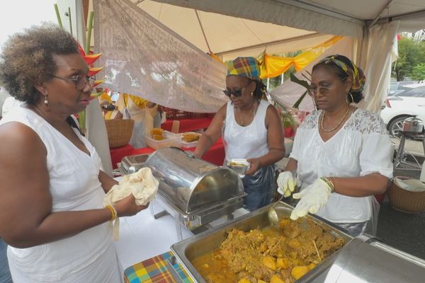 Les amateurs de Colombo se sont retrouvés samedi (27 juillet) sur l'esplanade du Mémorial ACTe pour déguster le plat indo-caribéen à base de cabris ou encore d’ouassous.