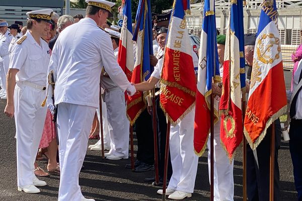 Prise de commandement du Contre-amiral Geoffroy D’Andigné