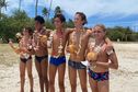 3ème édition de la Tahiti Swimming Dream : 43 participants ont relié Tahiti et Moorea à la nage encouragés par une championne olympique