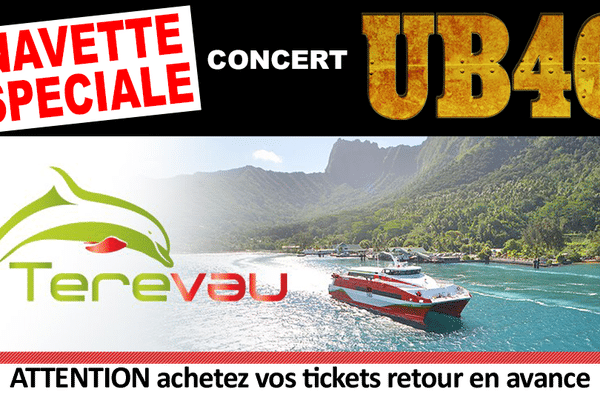 Une navette spéciale du Terevau pour le concert des UB40