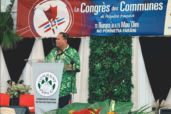 Le maire de Tubuai, Fernand Tahiata. Son île accueille le 33ème congrès des communes.