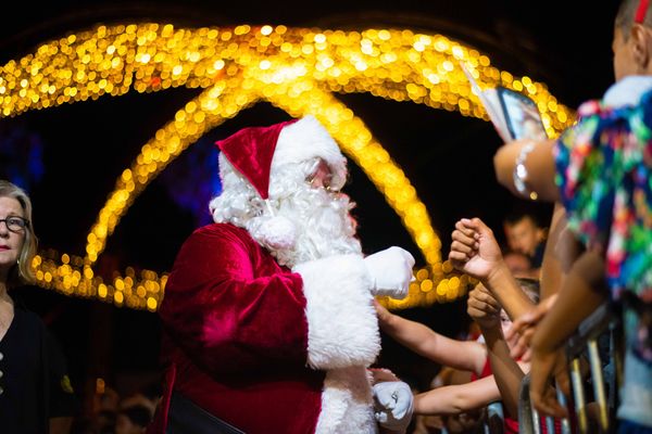 Arrivée du père noël Nouméa