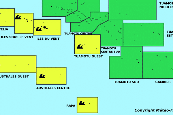 Vigilance météo en cours sur la Polynésie 