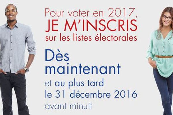 Campagne inscription élections nationales  2017