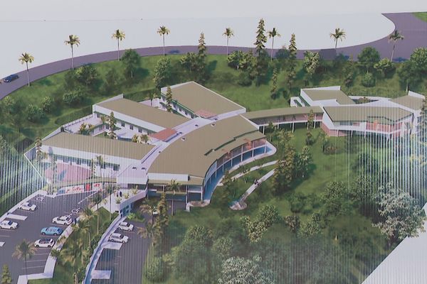 Plan de l'extension de l'Ehpad de Tina-sur-mer