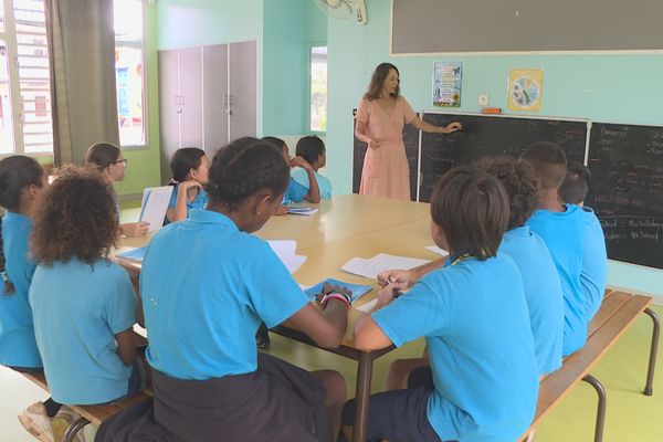 Une école en province Sud. Image d'illustration.