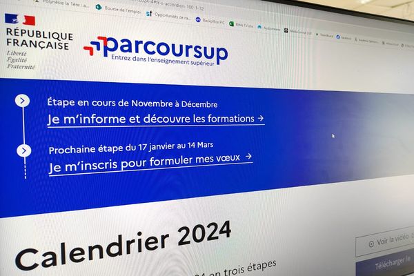 Site de Parcoursup.