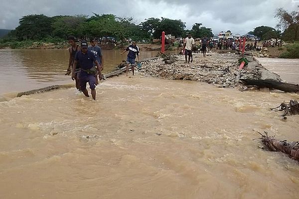 Crues de l'Ifasy la RN6 coupée Madagascar 2 décembre 2024