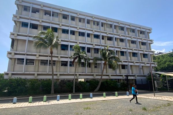 Le collège Baudoux, situé pointe de l'Artillerie, comptait 500 élèves à la rentrée 2022.