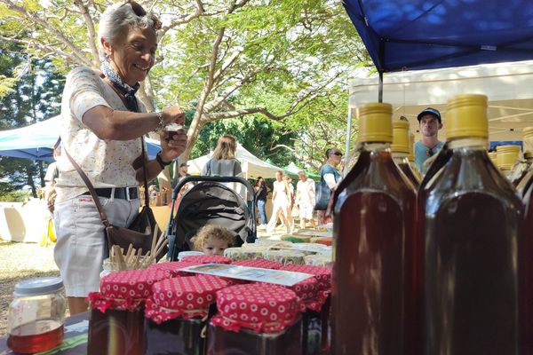 Au Bee folies 2023, à Nouméa, le dimanche 25 juin. miel