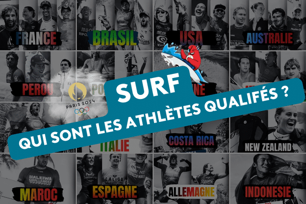 Paris 2024 : qui sont les athlètes qualifiés à l'épreuve de surf ?