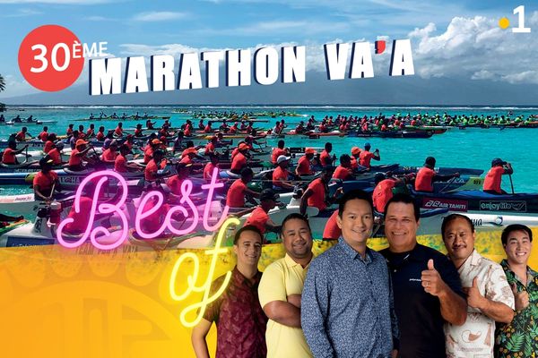 best of du 30e Marathon Va'a Polynésie la 1ère