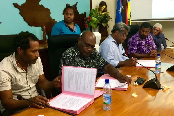 Signature du recueil de consentement - lifou