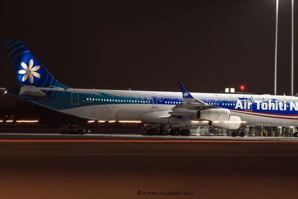 Insolite : Air Tahiti Nui sous la neige