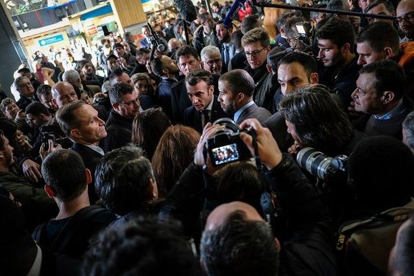 Emmanuel Macron au salon de l'agriculture