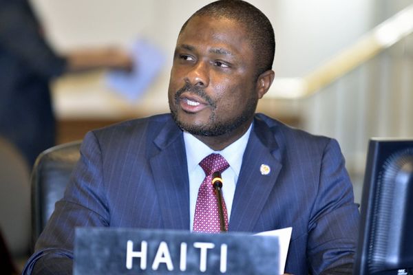 Le chef de la diplomatie haïtienne Jean-Victor Harvel Jean-Baptiste