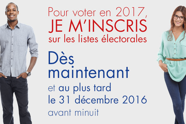 Dernière limite pour s'inscrire sur les listes électorales le 31 décembre 