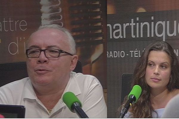  Jacky Lecourtiller et Charlotte Gressier dirigeants de La République en marche en Martinique 