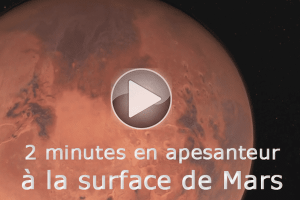 2 minutes à la surface de Mars