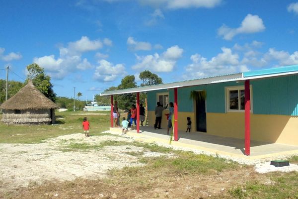 Maison d'accueil deu Secours catholique à Hnathalo, Lifou.