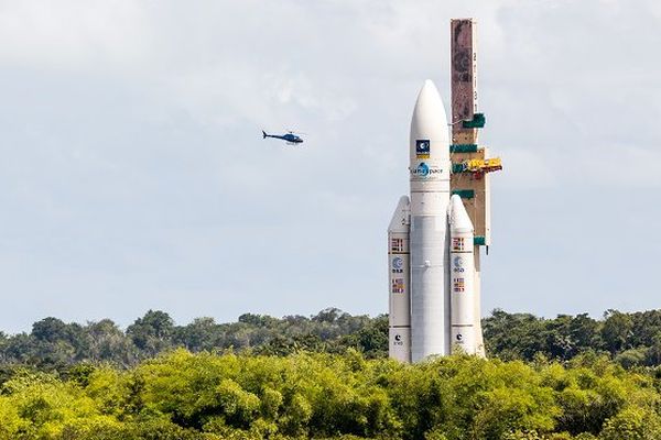 Ariane 5 lancera mercredi deux satellites pour le Brésil et le Japon