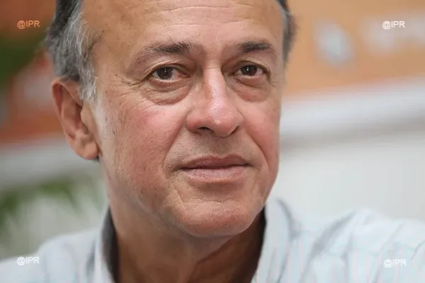 Mario Lechat, tête de la liste "La Réunion terre d'ambition", pour les élections sénatoriales.
