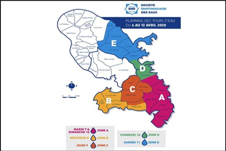 De Nouvelles Coupures D Eau Dans Huit Communes De Martinique Ce Jeudi 9 Avr