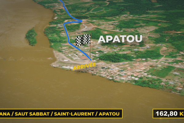 Retour d'Apatou en tant que ville-étape