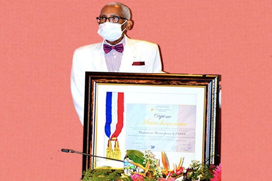 Pierre Samot, now honorary mayor of Lamentin in Martinique