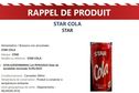 Rappel de produit sur les boissons Star Cola à La Réunion