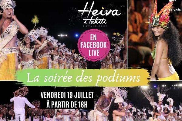 Heiva : la 1ère soirée des podiums en Facebook Live