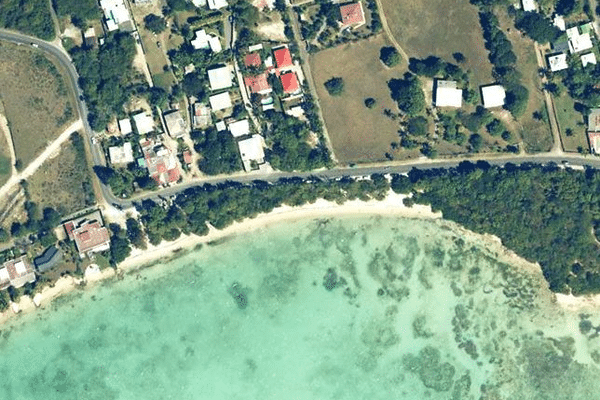 Plage de La Coulée, à Saint-François.