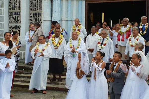 Jour de communions à Futuna