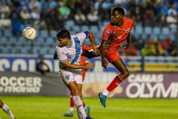 Martinique/Guatemala avec un engagement fort des deux équipes.