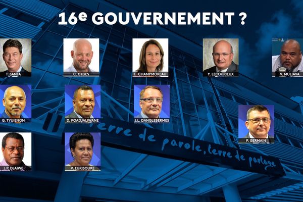 La composition probable du 16e gouvernement de Nouvelle-Calédonie