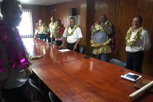 Mission NC reçu à l'Assemblée par le président Kolokilagi