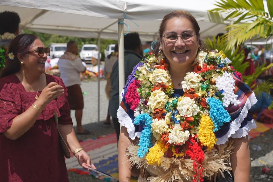 VIDEO. A customary ceremony in honor of Congress President Veylma Falaeo